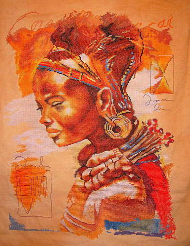 Схемы вышивки «африка»